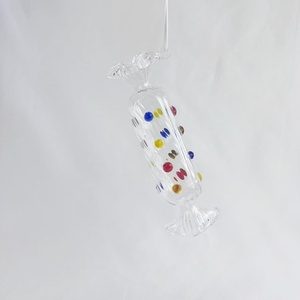 Ornement <span class=keywords><strong>de</strong></span> <span class=keywords><strong>Noël</strong></span> artisanal <span class=keywords><strong>en</strong></span> <span class=keywords><strong>verre</strong></span> <span class=keywords><strong>soufflé</strong></span> à la main, motif rayé/à pois vibrant, résistant aux chocs, pour arbre <span class=keywords><strong>de</strong></span> <span class=keywords><strong>Noël</strong></span> - Product Image 2