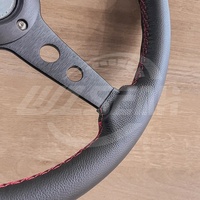 WZSEAHI Usine Vente Universel RALLY DRIFT Style Cuir Noir 350mm Volant Racing