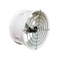 Ventilateurs axiaux muraux antidéflagrants Windrise 550 mm, résistants à la corrosion et aux hautes températures, pour l'extraction de fumée