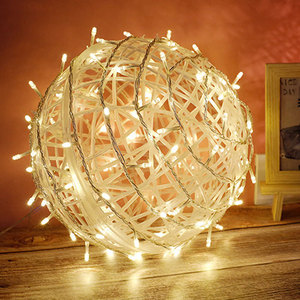 Luz LED Esférica de Mimbre para Exteriores, 220V 24V, Multicolor, con Diseño de Esfera, para Decoración de Calles, Jardines, Navidad y Festivales - Product Image 3