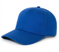 Casquette de baseball en coton à 6 panneaux, vente en gros d'usine, casquette de baseball ajustable avec logo brodé personnalisé