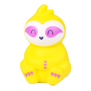 Pu Foam Sloth Fidget Toy For Kids 2 To 4 Years Unisex Soft <b>Squishy</b> Stress Relief Plaything - Product Image 2