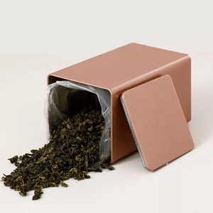 Luxury Food Tea Metal Package Container Tea Tin Box Can for sale