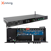 XINMING OT800 Pro Processeur Audio Numérique Professionnel 1U en Métal, Effet Anti-Réverbération, Suppresseur de Retour, Contrôle Stéréo par Bouton Rotatif