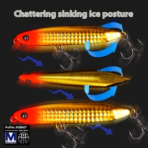 Tầm Xa chìm ABS bút chì thu hút bị hỏng giả Minnow Bass thu hút cho cá hồi mục tiêu phổ quát giết trong câu cá biển - Product Image 2