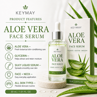 Sérum Visage Éclaircissant à l'Aloe Vera 30ml, Glycérine Hydratante en Profondeur, Apaisant, Lissant, Léger, Pour Tous Types de Peau, Marque Privée OEM ODM