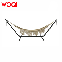 WOQI Offre Spéciale d'activité de plein air pliée famille Camping confortable tissu hamac balançoire lit