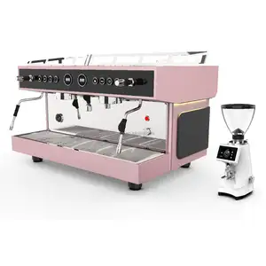 ماكينة صنع القهوة الإيطالية الأجهزة المكتبية ماكينة صنع قهوة الإسبرسو آلة صنع القهوة ألمانية كاريفور 9 بار كهربائية 220 فولت إسبريسو