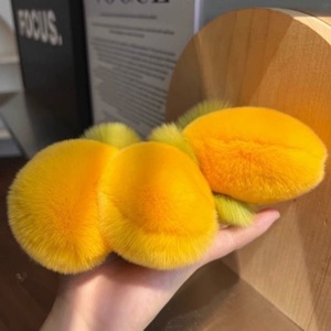<span class=keywords><strong>Porte</strong></span>-clés de voiture en fausse fourrure de lapin Rex [Mignon Petit Mangue] style Instagram, <span class=keywords><strong>pompon</strong></span> en peluche, breloque pour sac à dos, fabriqué à Shanghai - Product Image 5