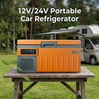 Réfrigérateur portable pour voiture Pasetyane X19C 19L, compresseur 12V/24V DC, congélateur -20°C ℃   pour voiture, camping-car et camping