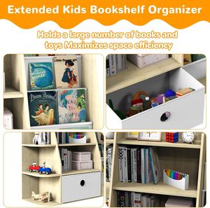 Trẻ em bằng gỗ Kệ Sách đồ chơi lưu trữ ngăn kéo lớn vườn ươm/lẻ phòng chơi phòng ngủ tổ chức mở tủ sách lưu trữ - Product Image 3