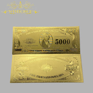 Billetes de Banco de Oro de América, Billetes de 1 a 1 Millón de Dólares, Chapados en Oro de 24K, para Colección - Product Image 5