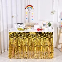 Promo! Tirai Foil Transparan Putih Warna-warni Ukuran 1x2 Meter untuk Dekorasi Pintu dan Pesta
