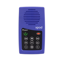 XPOD V-193 Pemutar Audio Portabel Musik/E-Book Alkitab Tenaga Surya Aktif, Mendukung MP3, Plastik Berkualitas Tinggi, Memori 4GB/8GB/16GB, Tahan Lama