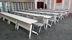 Thép Gấp Đào Tạo Bảng Đa Chức Năng Bàn Văn Phòng Di Chuyển Kết Hợp Hội Nghị Bàn Ghế Văn Phòng Nhà Trường Notel Sử Dụng - Product Image 5