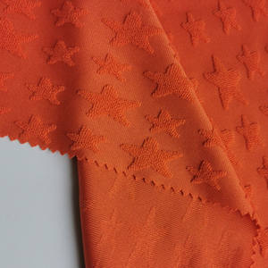 Tela de punto a cuadros con estrellas de alta calidad y precio económico 2026, tela jacquard 100% poliéster para toallas - Product Image 4