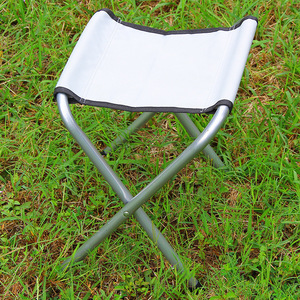 Folding <b>Stool</b> Aluminum Alloy 30x25x35 <b>Portable</b> Outdoor Fishing Beach Travel Chair - Product Image 1