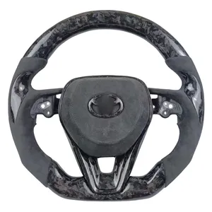 High-end customized forged carbon fiber steering wheel, suitable for Toyota Camry COROLLA Highlander