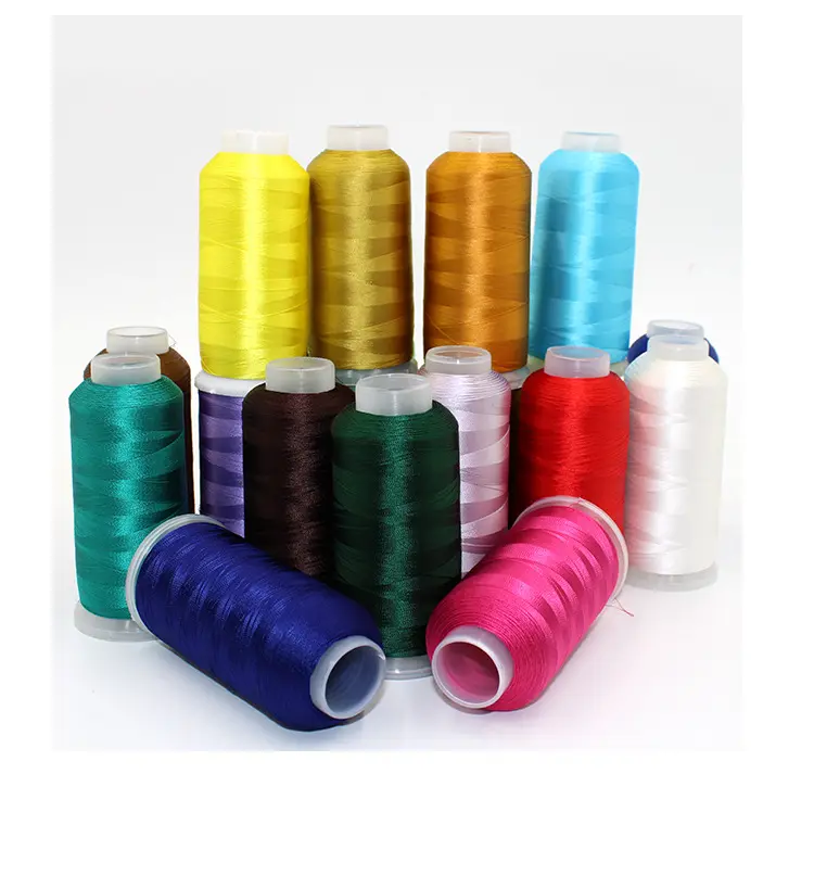 High Speed Rayon Embroidery Sewing Thread 120d/2 Silk Thread For Embroidery Buy Embroidery Sewing Thread