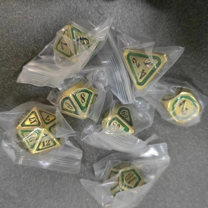 Jeu de dés polyédriques, dés d & d, couleur personnalisé<span class=keywords><strong>e</strong></span>, numéro d20 dnd, donjons et dragons, dés en métal, 7 pièces - Product Image 4