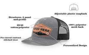 Gorra Trucker Personalizada Zzb, Nueva Tendencia, Malla Trasera, Gorras con Logotipo Personalizado - Product Image 2