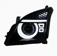 Nouveaux phares LED pour voiture avec clignotants séquentiels, boîtier noir, pour Toyota Prado FJ 120 (2002-2009), mise à niveau des phares avant