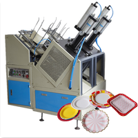 Machine automatique pour la fabrication d'assiettes, deux plaques en papier, grande vitesse, w