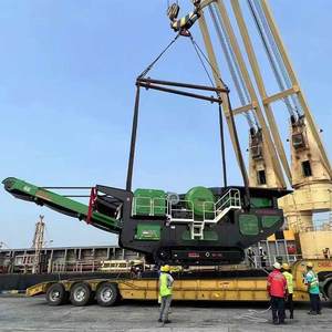 Caterpillar Typ Mobile Granit brecher Maschine Kosten Tonnen pro Stunde Mobile Rock Jaw <span class=keywords><strong>Crusher</strong></span> Plant - Product Image 5