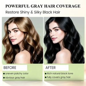 Tinta per Capelli Nera <span class=keywords><strong>Senza</strong></span> Macchie sul Cuoio Capelluto, Grande Capacità, Qualità Professionale, <span class=keywords><strong>Senza</strong></span> <span class=keywords><strong>Ammoniaca</strong></span>, Crema per Capelli Nera, Copertura Capelli Grigi, Produttore Originale - Product Image 2