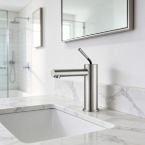 <span class=keywords><strong>Grifo</strong></span> para <span class=keywords><strong>Lavabo</strong></span> <span class=keywords><strong>de</strong></span> Acero Inoxidable 304 Cepillado, Moderno y Minimalista, Monomando <span class=keywords><strong>de</strong></span> Agua Fría/Caliente, 5 Años <span class=keywords><strong>de</strong></span> Garantía, <span class=keywords><strong>Sensor</strong></span> Táctil, Cerámica - Product Image 3