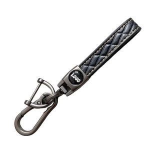 LC910 Custom Logo Printed Personalized Keychains PU Leather <b>Key</b> Chains Promotion Car Brand <b>Key</b> Holder <b>Ring</b> Metal Keychain Gift - Product Image 1