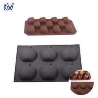 Moule de pomme en Silicone résistant aux hautes températures bricolage cristal chute bonbons fromage chocolat Biscuit moule pour outils de gâteau