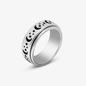 Hot Sale China Wholesale Fidget Roterende Ringen Rvs Chain Spinner <span class=keywords><strong>Ring</strong></span> Voor Mannen - Product Image 5