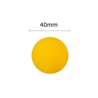 Balles de tennis de table en plastique durables de 40 mm, impression personnalisée à bas prix