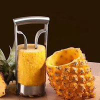 Groothandel Handmatige Roestvrijstalen Ananas Plukker Oogschiller Corer Mes Snijder Voor Fruit & Groente Keuken Gebruik