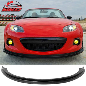 Convient pour Mazda MX-5 Miata 2013-2015, lèvre de pare-chocs avant style MDA, non peinte, noire - Product Image 1