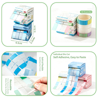 Penanda Halaman PET Pearl Index Tabs Tarik-Keluar Perekat Tempel Dapat Digunakan Kembali Perlengkapan Belajar USA - Promo!