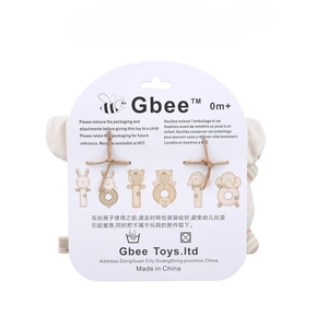 Jouet en peluche <span class=keywords><strong>hochet</strong></span> pour bébé, éducation précoce, animaux, jouets apaisants, hochets pour bébé, clochettes personnalisées, 2023 - Product Image 6