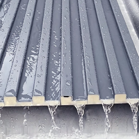 Panneaux de toiture en aluminium isolés, imperméables, isolation thermique, tôles de toiture en aluminium pour la construction de toitures