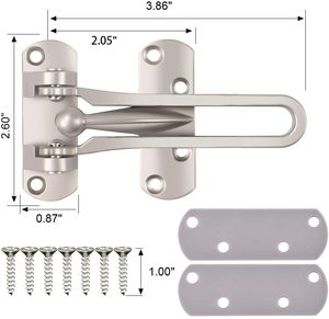 Grand verrou de porte de sécurité moderne en acier inoxydable <span class=keywords><strong>pour</strong></span> hôtel, style design de boulons de fenêtre - Product Image 2