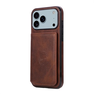 Funda Magnética de Cuero con Bloqueo Antirrobo para iPhone 17 Air 16E 15 14 Plus 13 12 Mini 11 Pro Max SE XS XR 8 7 - Product Image 4