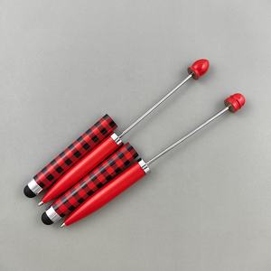 Stylo jouet imprimé à la main pour enfants cadeaux <span class=keywords><strong>créatifs</strong></span> multifonction stylet d'impression complète en métal bricolage stylet à perles pour - Product Image 5