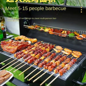 Premium Heavy-Duty Manual Rotisserie Chicken BBQ Grill <span class=keywords><strong>Kit</strong></span> Barril de hierro giratorio automático para fiestas al aire libre Estilo Premium - Product Image 3