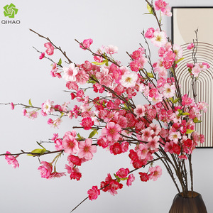 <b>Artificial</b> Cherry Blossom <b>Bouquet</b> Plastic Silk Flowers High Simulation Wedding Home Decoration - Product Image 5