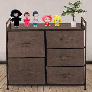 5 cassetto Tessuto di Immagazzinaggio Comò Torre Organizer Unità <span class=keywords><strong>per</strong></span> la Camera Da Letto, Armadio, Camera dei bambini - Product Image 5