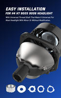 Personnalisation d'usine disponible, phare de moto à LED, haute fiabilité, phares de moto à LED, phare Biled pour moto