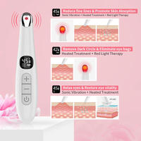 Appareil de massage oculaire chauffant à lumière rouge à marque privée avec vibration, masseur oculaire électrique à usage domestique, soins de beauté medicube