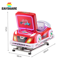Parc d'attractions pour enfants Kiddies Indoor Kiddy Racing Simulator Scroll Screen Rocking Car Kiddie Rides Swing Machine