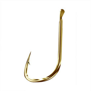 WEIHE 100 unids/bolsa 5 #6 #8 #9 # Falculate Isene anzuelos de pesca con mosca dorada con lengüeta para agua salada - Product Image 1