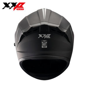 Casque de moto intégral ABS Motocross Noir mat solide Double visière XXP DRAKEN S Racing à libération rapide Homologué DOT - Product Image 3